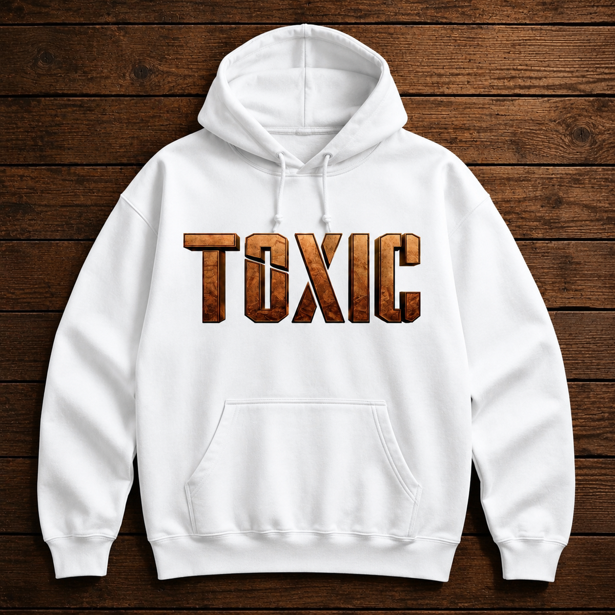 Toxic White Hoodie